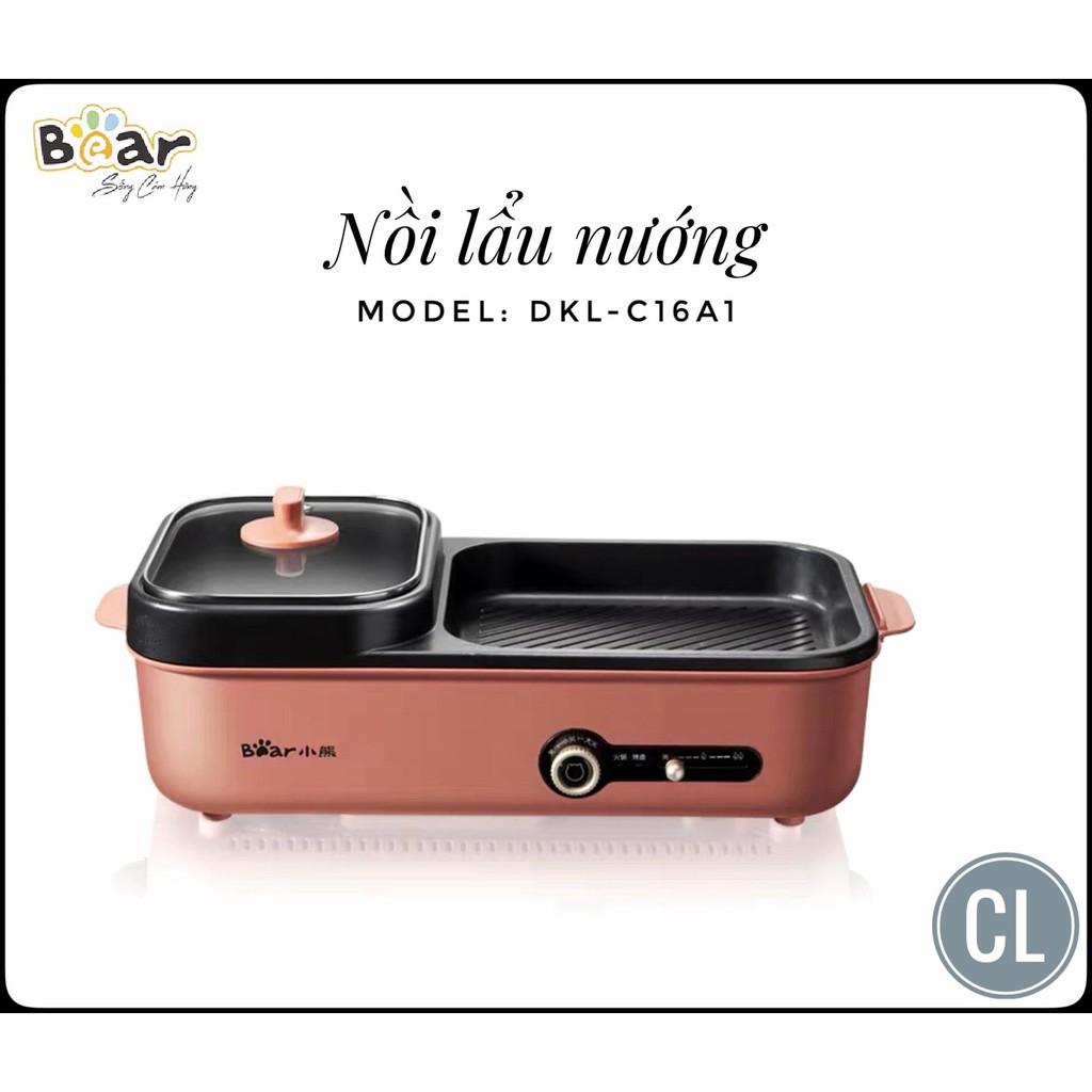 Nồi lẩu nướng Bear DKL-C16A1