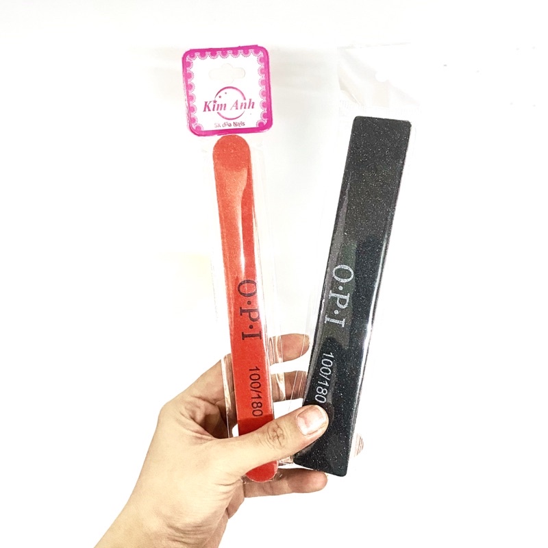 Dũa móng bột OPI 100/180 dũa móng giả loại dày