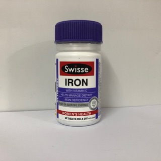 [ Date 07/ 2022] Kẹo Sắt Swisse Ultiboost Iron 30 viên Úc