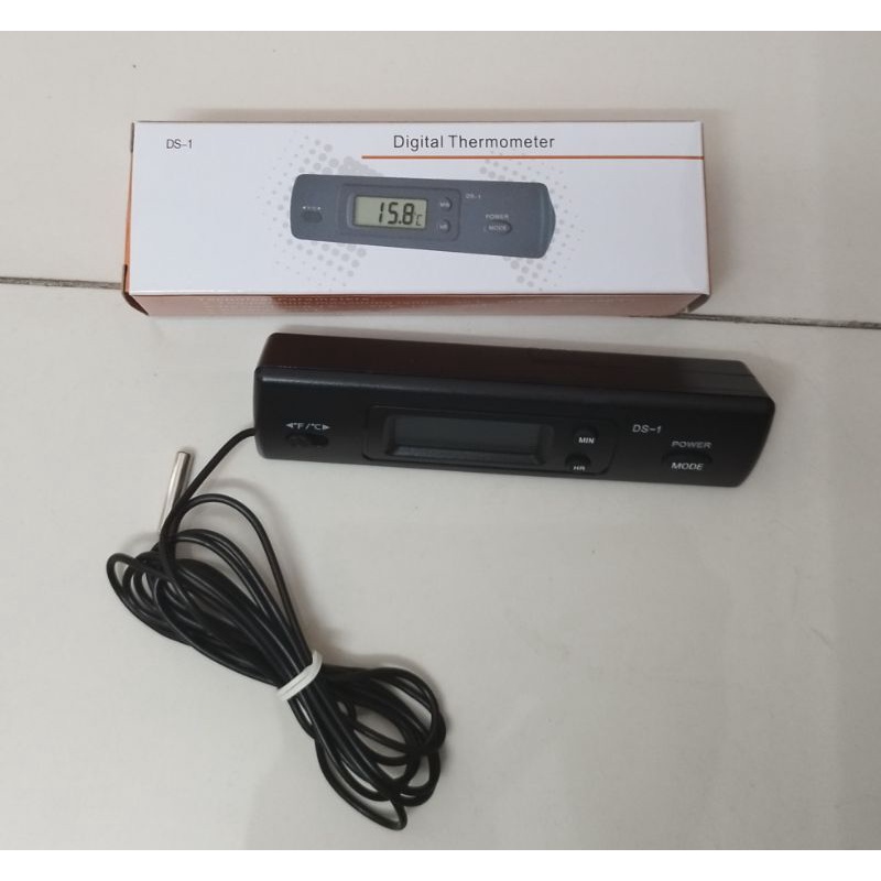 Nhiệt kế có dây ds 1 đo nhiệt độ xe hơi phòng lạnh hồ cá.