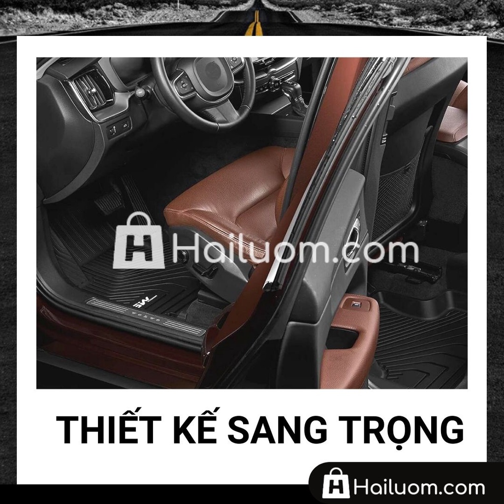 Thảm lót sàn ô tô Volvo XC60  - Thảm lót sàn ô tô 3W Nhựa TPE Đúc Khuôn Cao Cấp