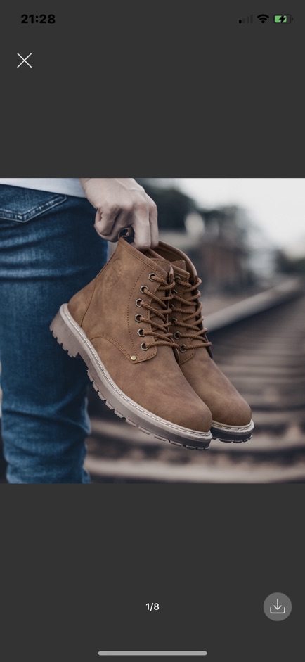 Giày nam cao cổ sneaker cao bồi hoang dã | BigBuy360 - bigbuy360.vn