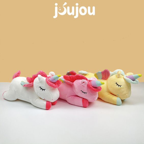 Gấu bông ngựa pony 1 sừng unicorn size 40-60cm cute cao cấp JouJou mềm mịn dễ thương cho bé