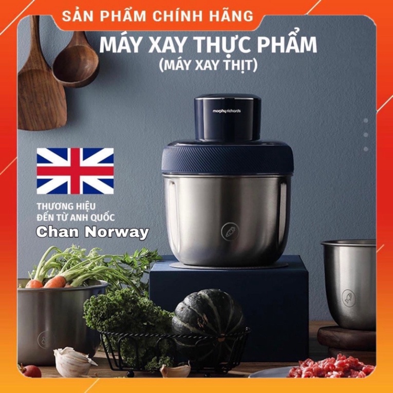 [CHÍNH HÃNG] Máy Xay Thịt, Bóc Tỏi, Làm Chà Bông Morphy Richards 🇬🇧