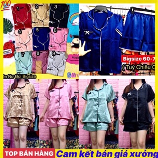 Đồ bộ Pijama lụa form đại 60-75kg