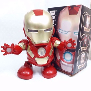 Đồ chơi Robot nhảy múa Dance Hero Iron Man, Bumblebee, Captain America, Hulk, Spider Man có đèn và nhạc