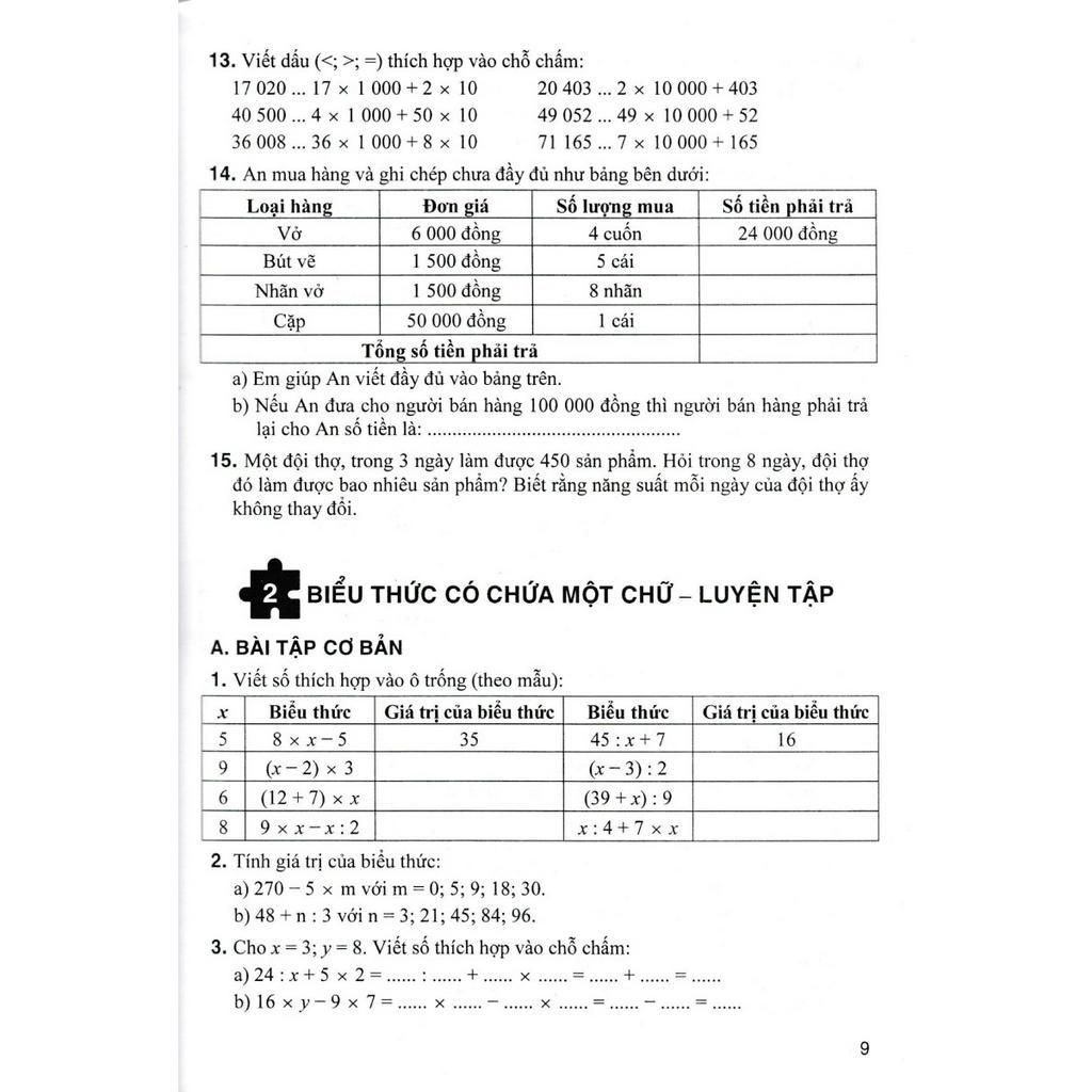 Sách - Bài Tập Và Trò Chơi Phát Triển Trí Tuệ Toán 4 (Dùng Chung Cho Các Bộ SGK Hiện Hành)