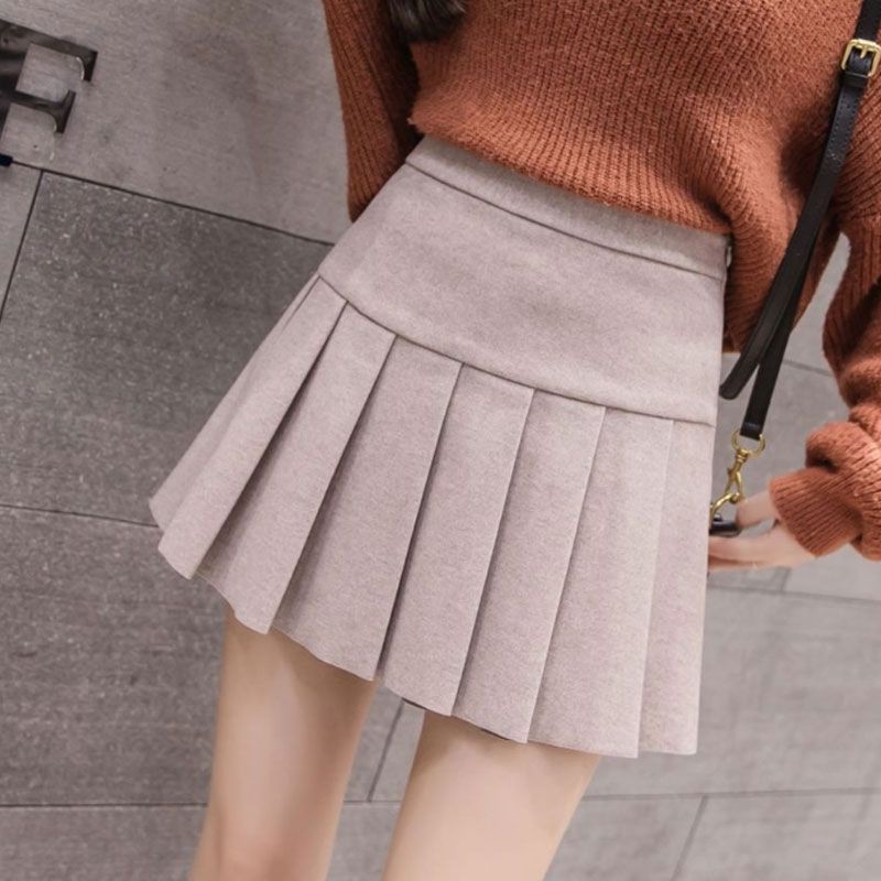 (BIG SIZE) Chân váy xếp ly cạp cao chất dạ đẹp C044 | BigBuy360 - bigbuy360.vn