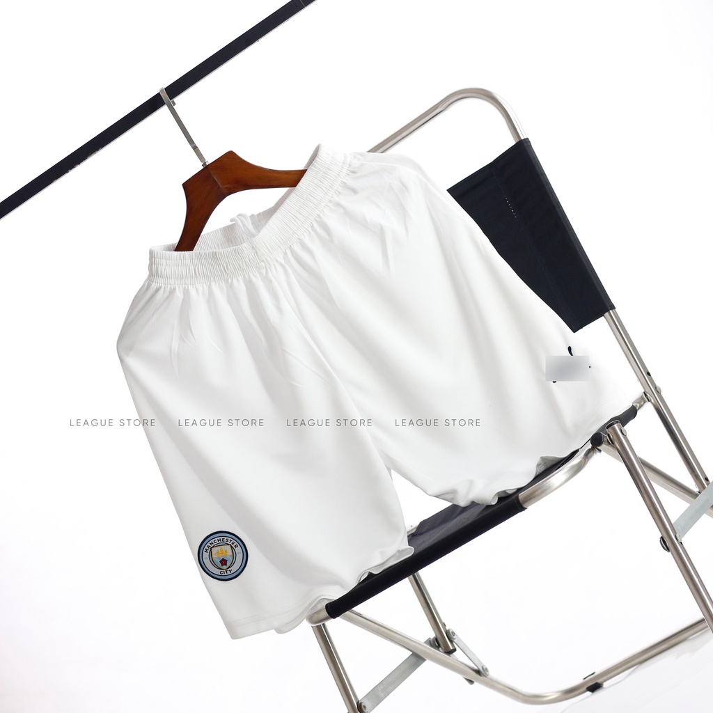 Bộ thể thao nam Manchester city Leaguestore - đồ đá banh nam ngắn tay Man city sân nhà 22/23 màu xanh