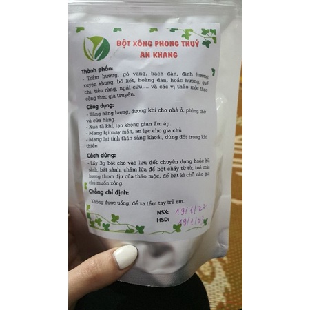 Bột xông phong thủy an khang