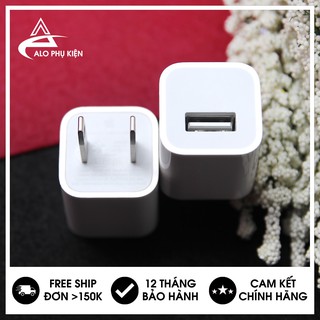 Củ Sạc IP Xs Max Bóc Máy (5W) - Hàng Zin 100% New Seal (Củ vuông) - Bảo Hành 12 Tháng Lỗi 1 Đổi 1.