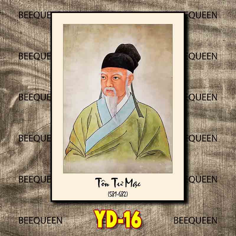 Tranh Phục Chế Danh Y Tuệ Tĩnh Thiền Sư - Nguyễn Bá Tĩnh | YD15