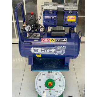 Máy nén khí không dầu htc600-b24l, công suất 600w, mô tơ đồng 100%