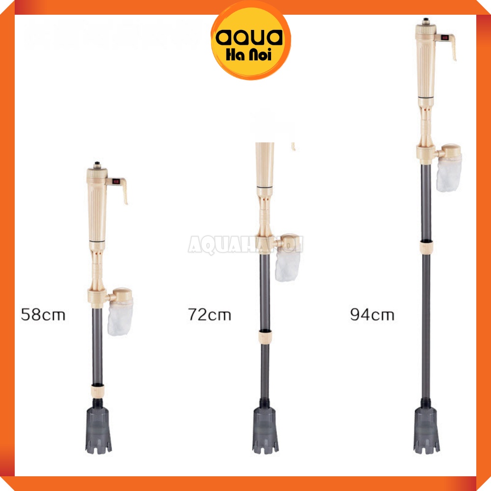 Dụng cụ Jeneca AS - 615A/615B hút phân cặn bẩn đáy, thay nước hồ thủy sinh cá cảnh