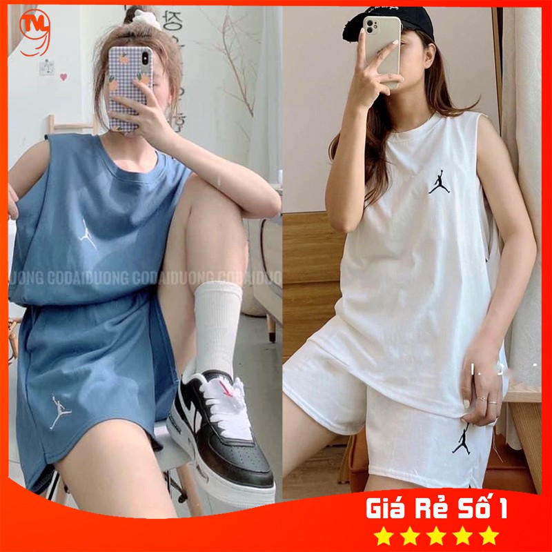 Áo ba lỗ nữ kèm quần, Set bộ nữ tanktop kiểu dáng thể thao chất liệu thun lạnh cao cấp dày dặn thấm hút mồ hôi.