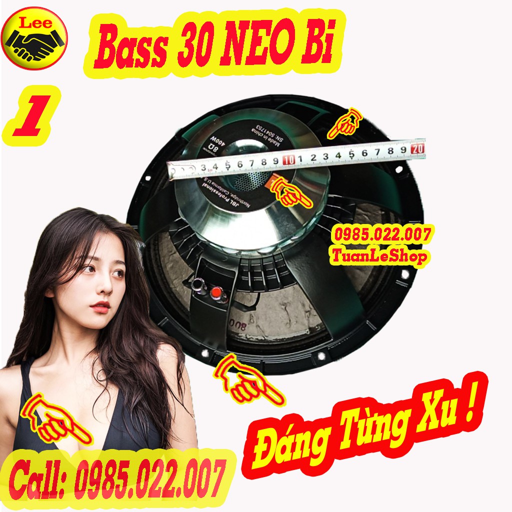 LOA BASS 30 COI 75 NEO BI  JB - HÀNG LOẠI 1 CAO CẤP - LOA 3 TẤC – GIÁ 01 LOA