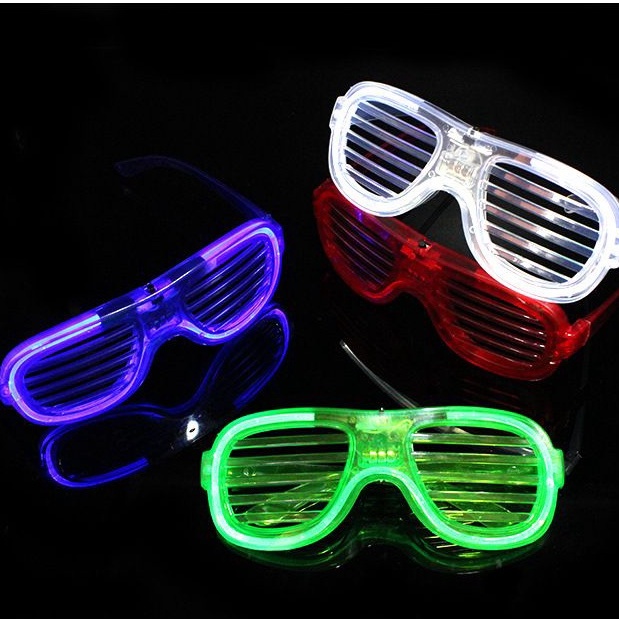 Kính rèm gắn đèn led phát sáng nhiều màu nhấp nháy độc đáo vui nhộn dạo phố tiệc tùng sinh nhật