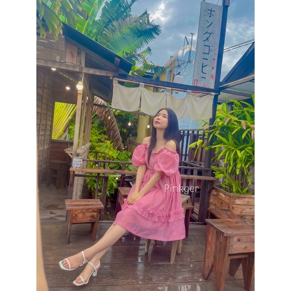 July dress - váy trễ vai tay phồng 🌺