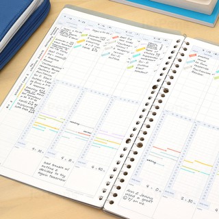Set 30 Giấy Refill Binder Campus Study Planner Học Tập B5 Cây Đầu To