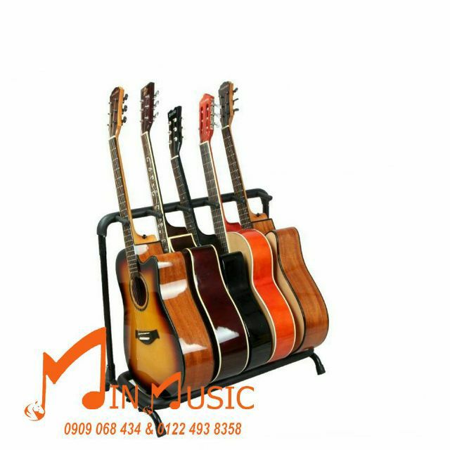 Chân để đàn guitar nhiều cây loại 5 cây để đàn guitar thùng, bass , electric