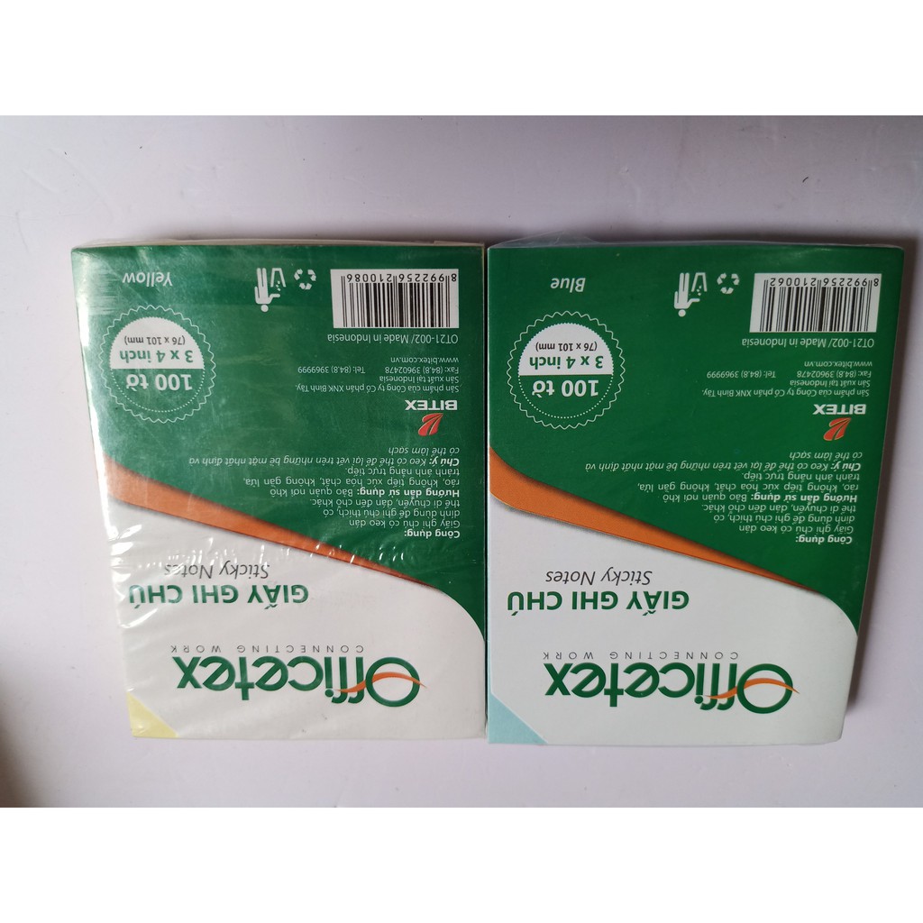 Giấy note 5 màu paster các size