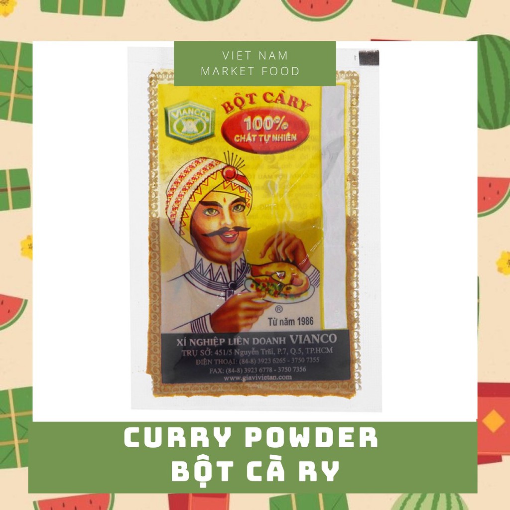 Viet Nam curry powder ( 10g) - Bột cà ry - viet nam food
