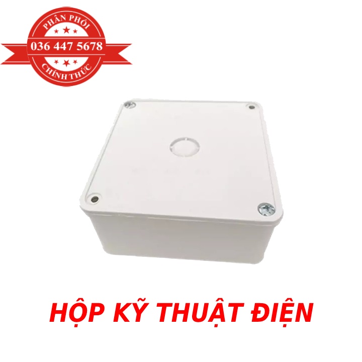 Hộp Kỹ Thuật Lắp camera Bảo Vệ Nguồn Camera Chống Mưa Nắng - Chất Liệu Nhựa PVC Chống Cháy - Loại Tốt