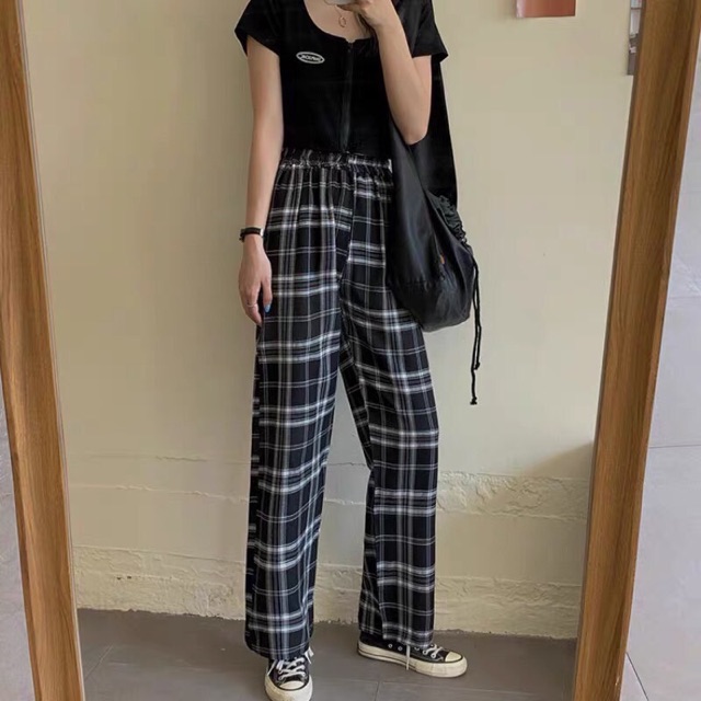 QUẦN BAGGY CARO UNISEX ỐNG SUÔNG NAM NỮ PHONG CÁCH