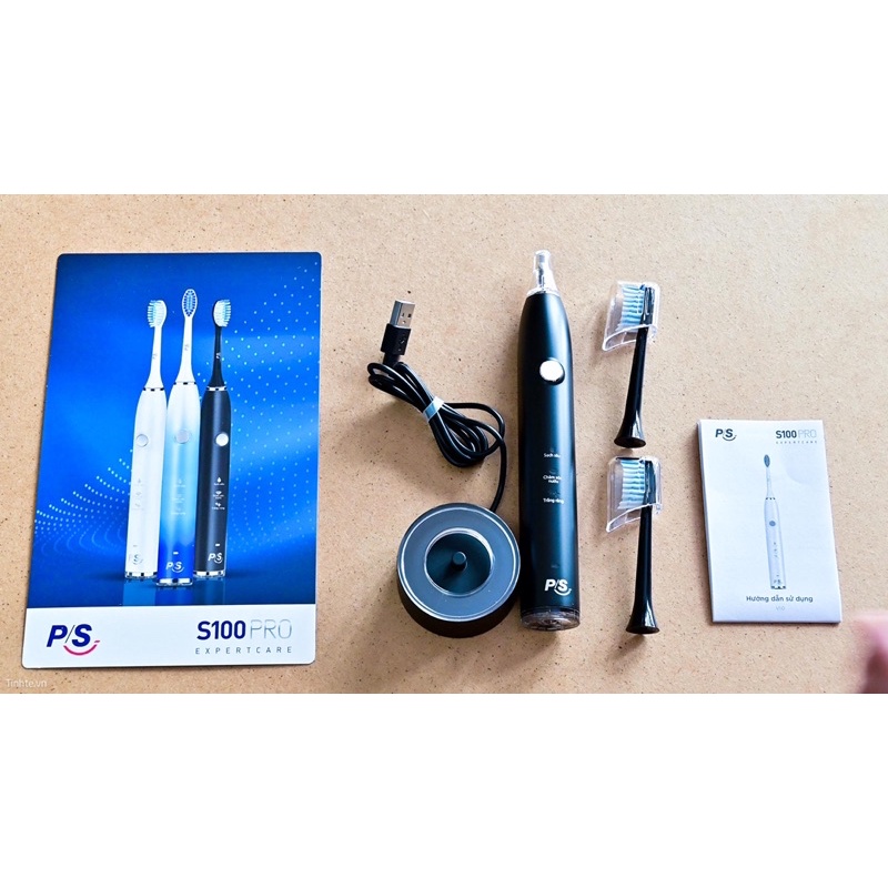 Bàn chải điện P/S S100 PRO - Hàng chính hãng - Sạch sâu, chăm sóc nướu, trắng răng
