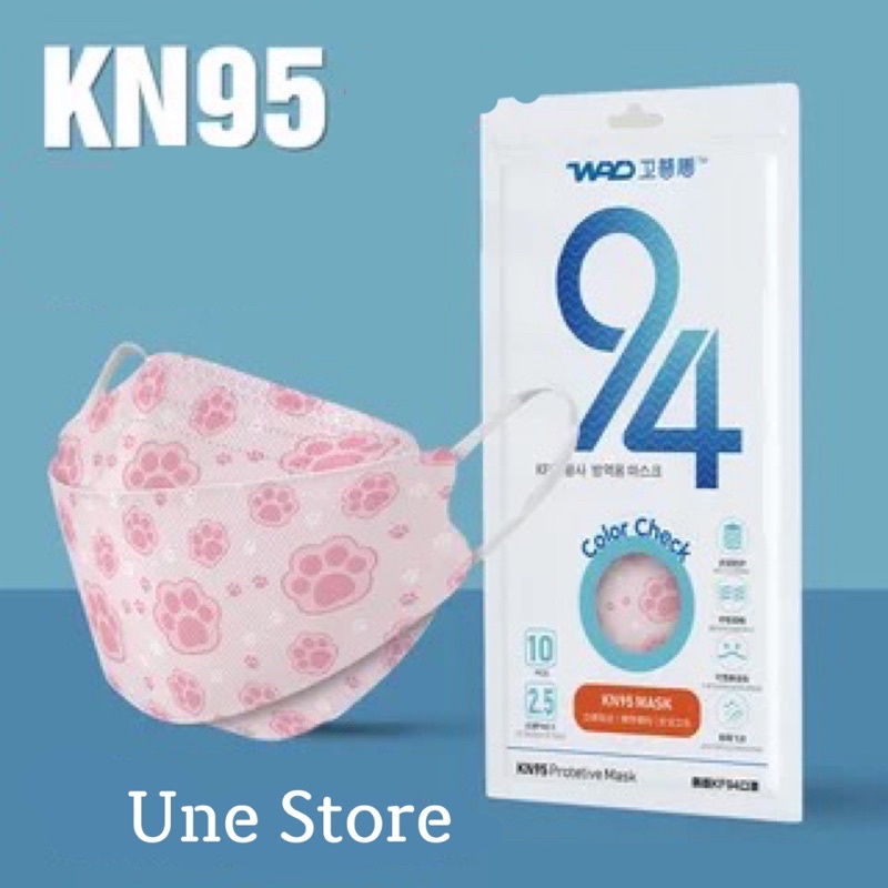 Gói 10 chiếc - Khẩu trang KF94 in hoạ tiết Nhật Bản dễ thương