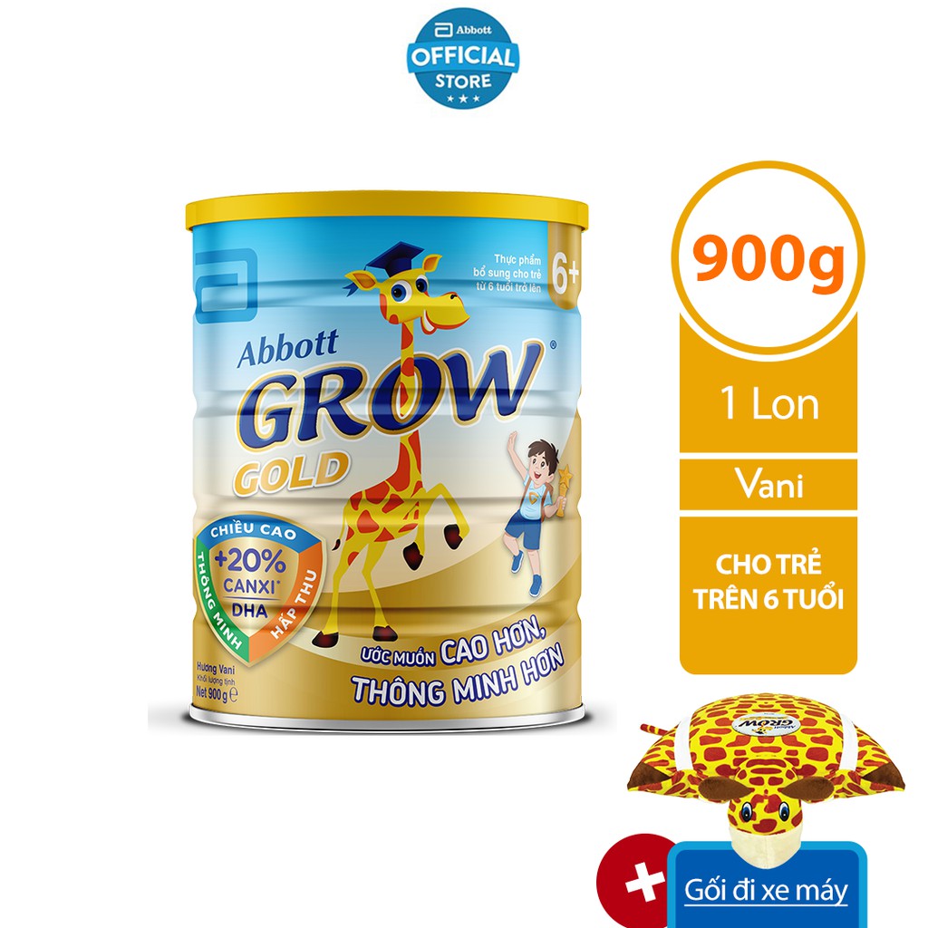 Sữa bột Abbott Grow 6+ 900g/lon