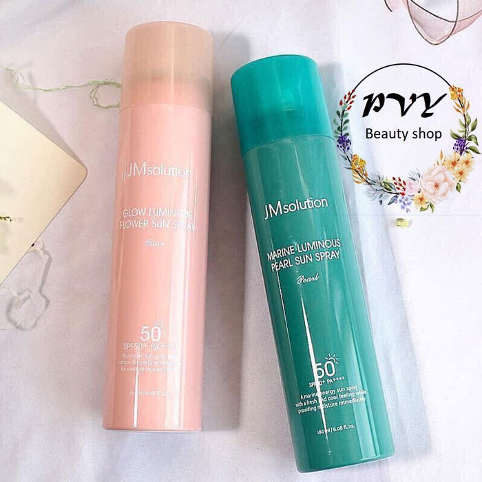 Xịt chống nắng Jm Solution Luminous Pearl Sun Spray SPF 50+/PA +++ Hàn Quốc #Pvy Beauty