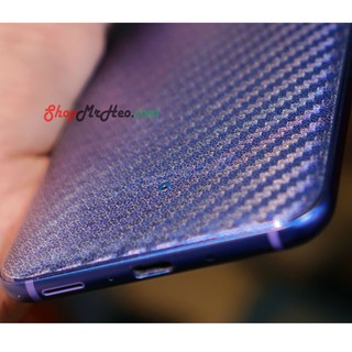 Bộ 3 Skin Dán Mặt Lưng Vân 3D HTC U11
