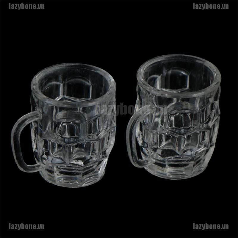 Bộ 2 Ly Rượu Nhỏ Tỉ Lệ 1 / 12 Trang Trí Nhà Búp Bê
