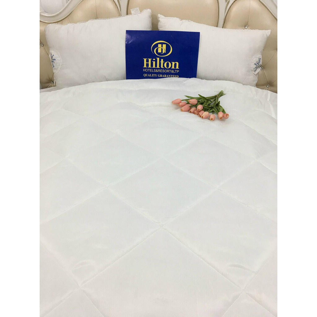 Ruột chăn mền cao cấp Hilton, chăn mền hè, thu đông siêu nhẹ bông gòn trắng tinh kích thước 2mx2m2