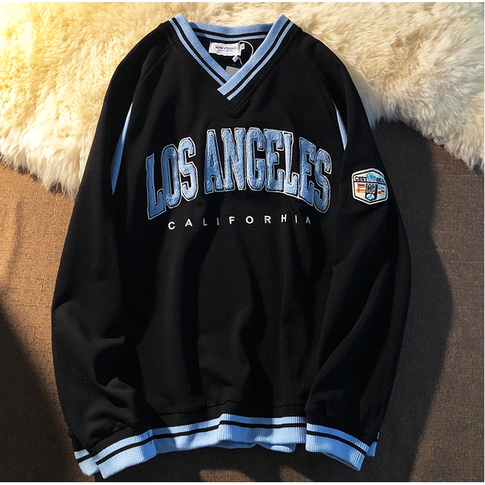 Áo Sweater Mỏng Cổ Chữ V Thêu Họa Tiết Xinh Xắn Cho Nữ | BigBuy360 - bigbuy360.vn