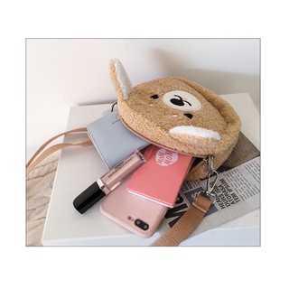 TÚI ĐEO CHÉO CÚN,CỪU ⚡️LÔNG TEDDY BEAR⚡️HOTTREND🔥