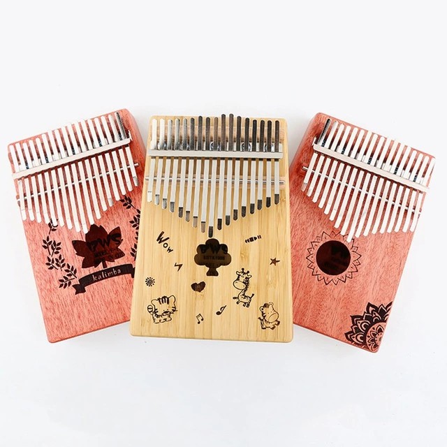 Đàn kalimba 17 phím dạng hộp âm to thump piano -BWS Nhiều mẫu