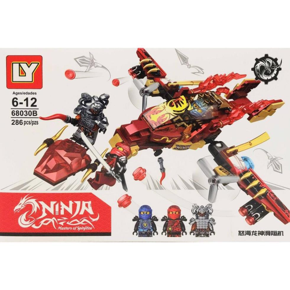 [Khai trương giảm giá] NINJAGO_Lego Ninja Cưỡi Rồng Robot Chiến Đấu (286 miếng)