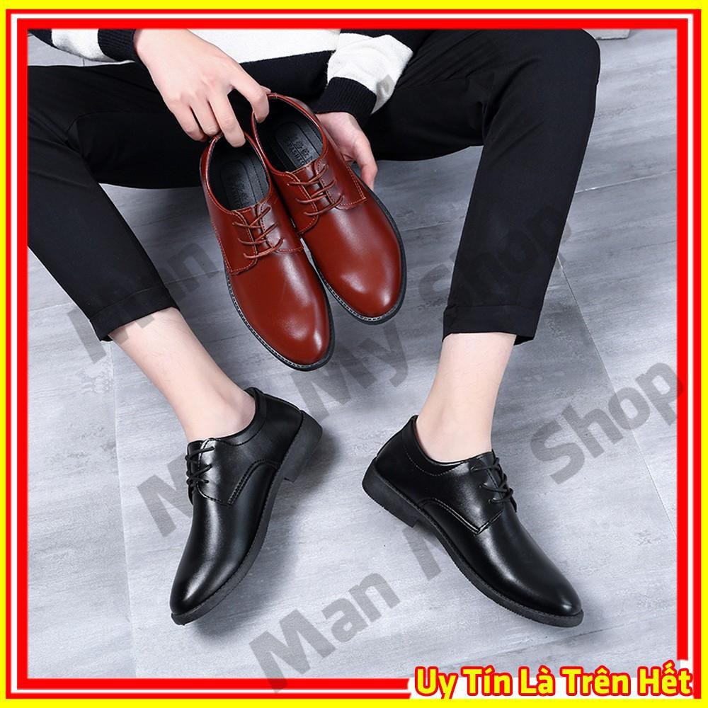 Giày Da Công Sở Nam Đế Mềm Đi Làm Đi Chơi Du Lịch, Giầy Tây Đi Mùa Xuân Hạ Thu Đông P69 Man My Shop