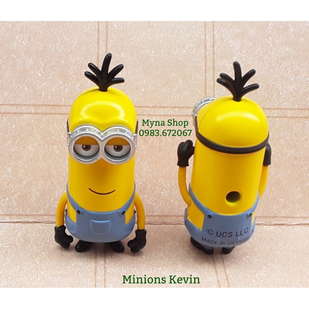 Đồ chơi mô hình tĩnh nhân vật tomica không hộp - Minions Kevin - xoay được 2 tay