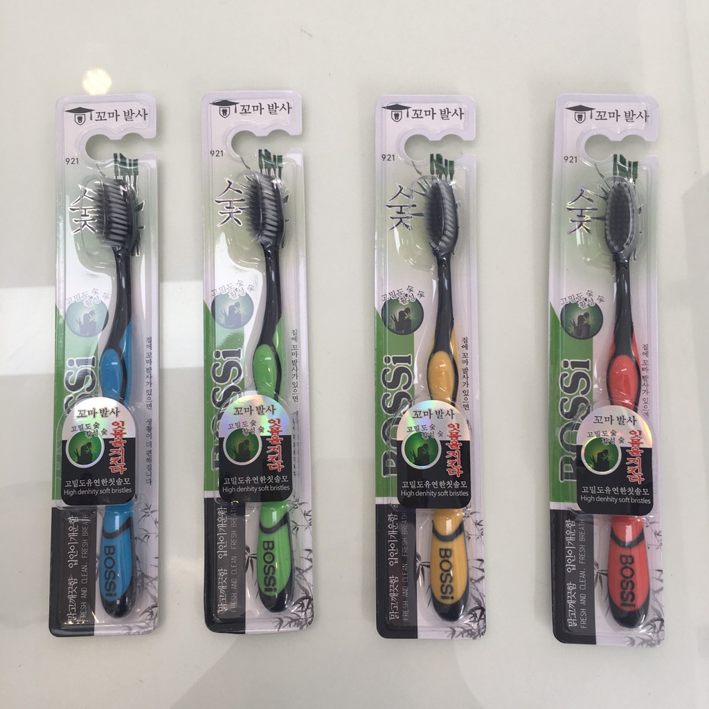 Combo 2 bộ bàn trải đánh răng than tre cao cấp TD2015-2TOOTHBRUSH