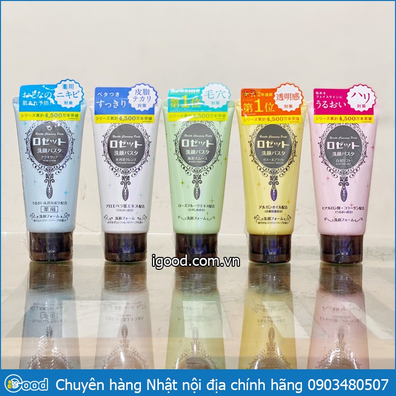 Sữa Rửa Mặt Rosette Nhật Bản 120g