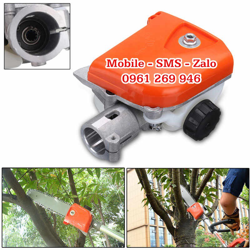Bộ cưa cành lắp cho đầu máy cắt cỏ