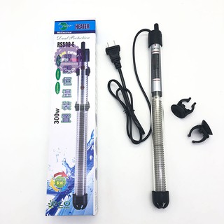 Cây sưởi ấm hồ cá 300W RS508-E bằng thủy tinh - Máy sưởi ấm bể cá RS 508