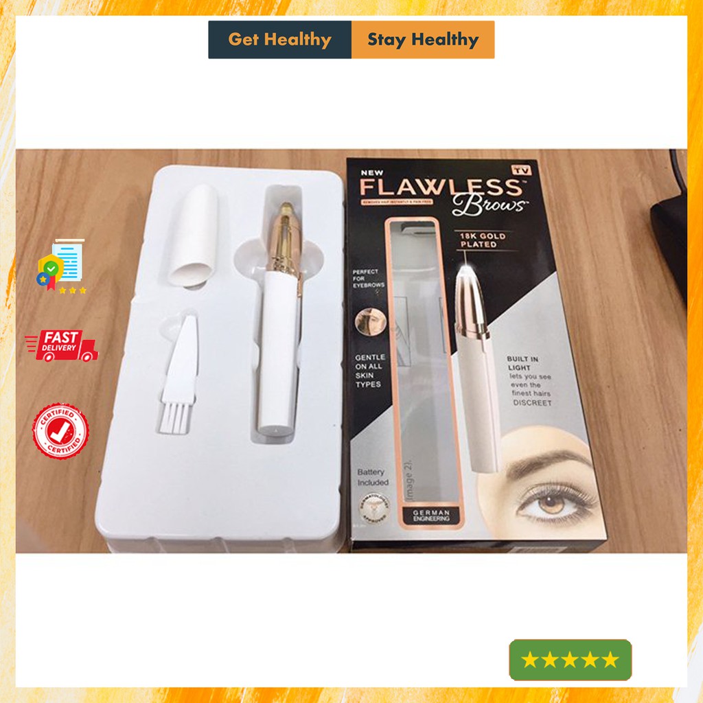 Bút Tỉa Lông Mày Flawless Cầm Tay Sạc Tích Điện Tiện Dụng An Toàn - LD Mart 367