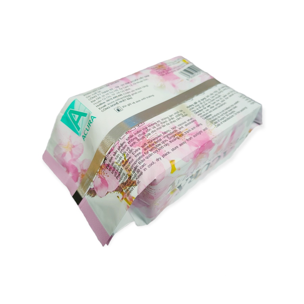 Khăn Ướt Cao Cấp Akura Gói 185g Sử Dụng 1 Lần