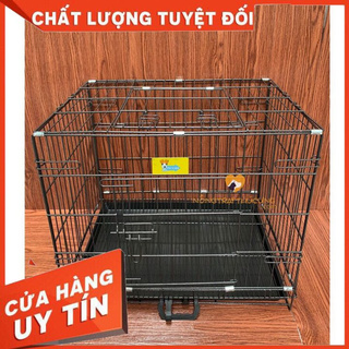 [Mã PET80K giảm 8% tối đa 80K đơn 350K] Lồng Sắt Sơn Tĩnh Điện Chó Mèo [BỀN MÀU] Lồng Vân Đá có kèm khay