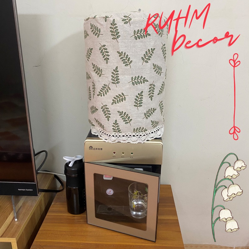 Vỏ bọc cây nước đẹp chống bám bụi tiện lợi, trang trí cây nước trong phòng, văn phòng loại bình úp không vòi 19l