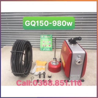 Máy thông cống gq150 - cống suất 980w - bảo hành 1 năm
